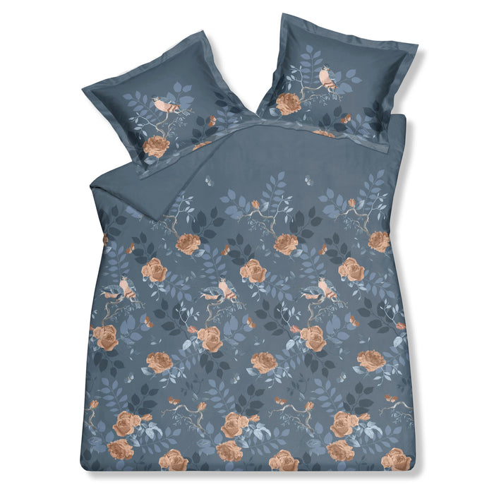 Vandyck - Dekbedovertrek AVIEMORE Storm Blue 140x220 cm (satijnkatoen)