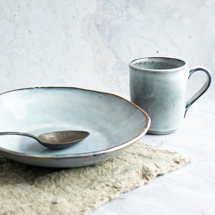 Organic by Dutch Rose Amsterdam schaal 23 cm - blauw