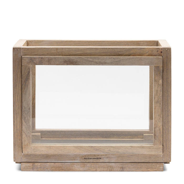 Riviera Maison Lantaarn Bruin, Kaarsenhouder groot - RM Ophèlia