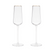 Riviera Maison Champagneglazen set, Transparant - Les Saises - 2 stuks