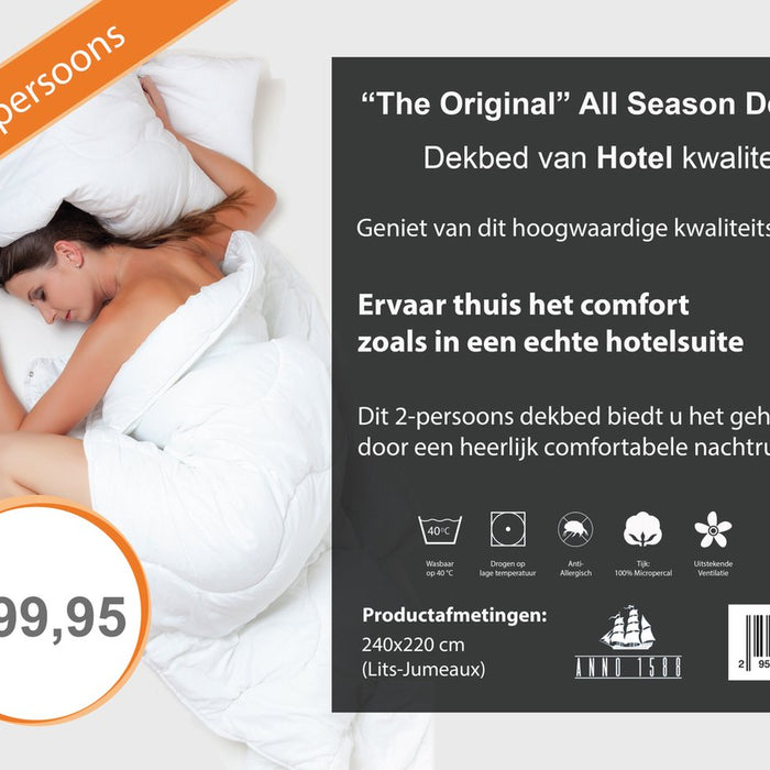 Mörgenn Luxe Hotel Dekbed - All Season - 240x220 cm