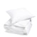 Yumeko overtrekset katoen satijn pure white 140x220 + 1|60x70