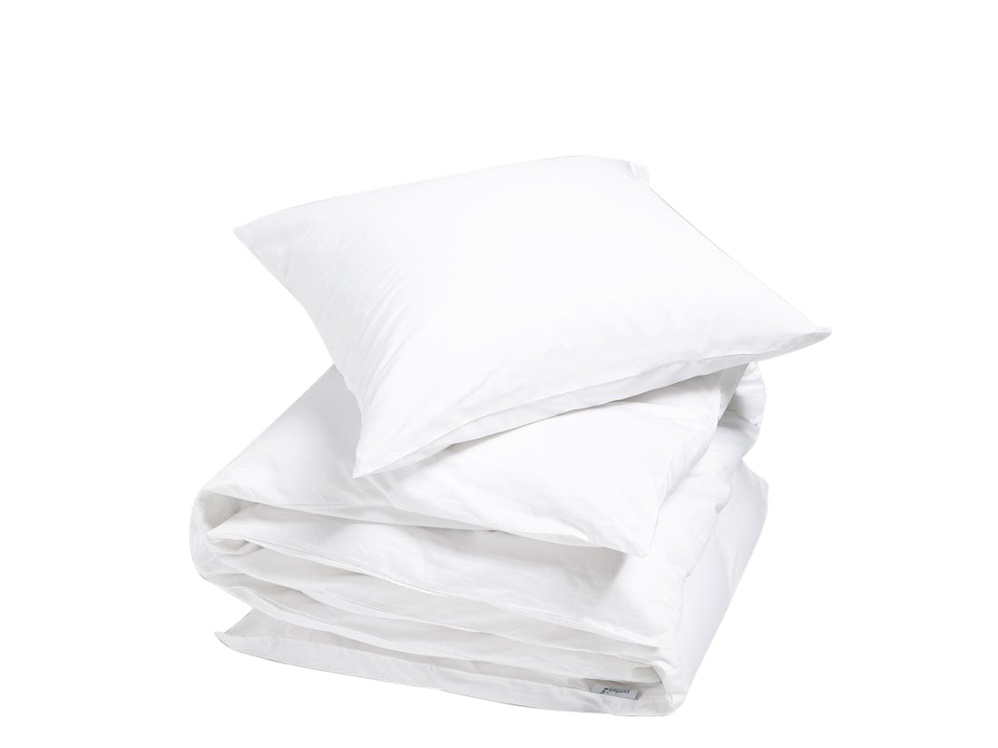 Yumeko overtrekset katoen satijn pure white 140x220 + 1|60x70