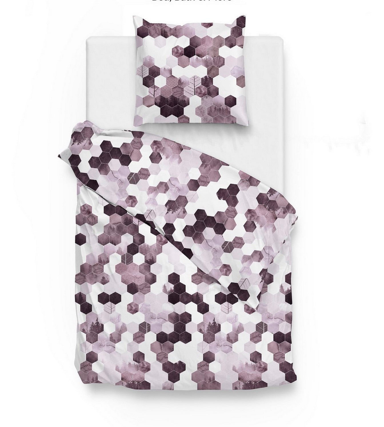 Zo Home Dekbedovertrek Katoen Neo - mauve