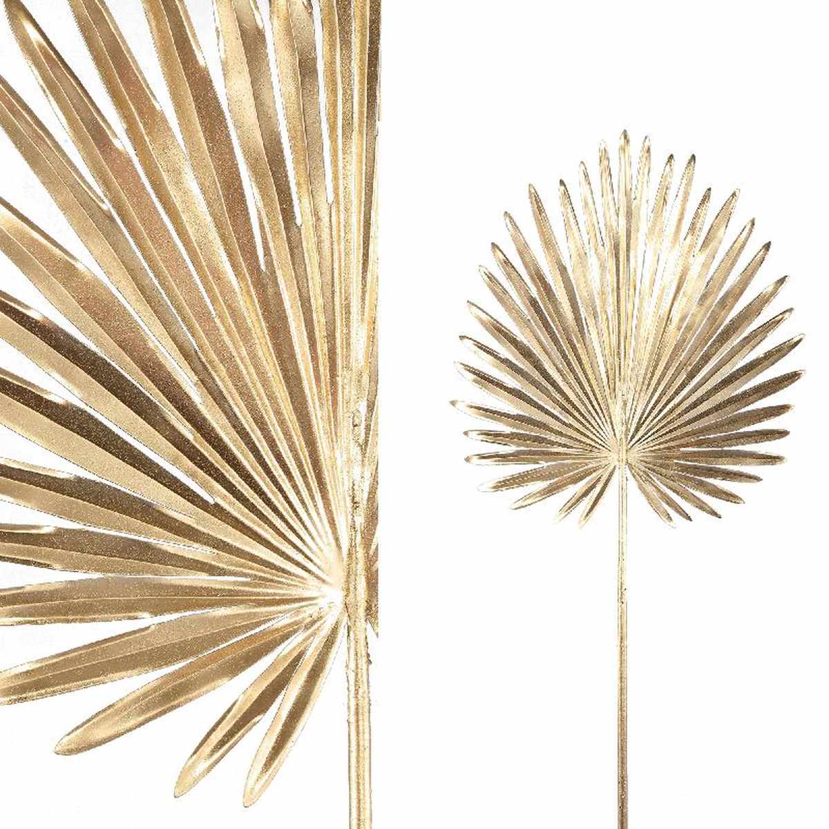 PTMD Twig Plant Palm Kunstblad - 49 x 44 x 110 cm - Goud