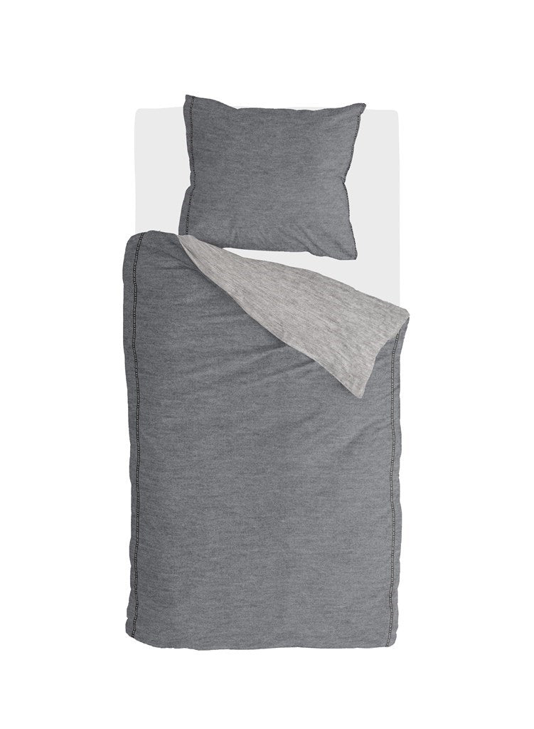 Walra - Dekbedovertrek Casual Beauty - 140x220 - Grijs