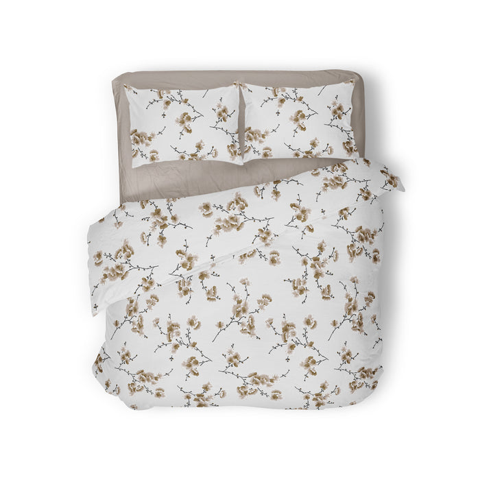 Elegance Dekbedovertrek Lina - taupe