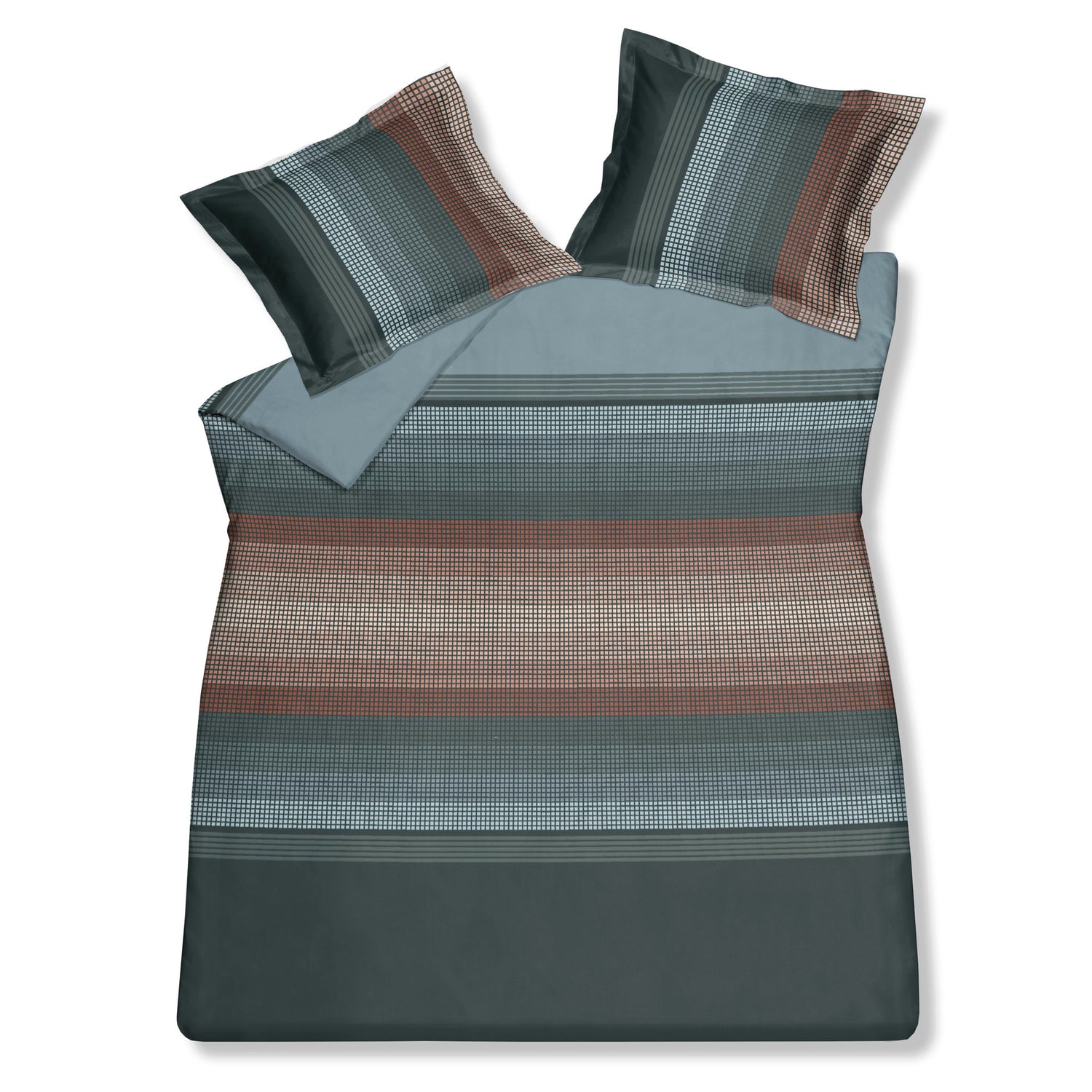 Vandyck Dekbedovertrek INFINITE MIRROR Earth Green 140x220 cm