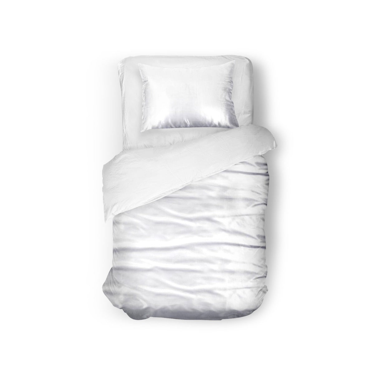 Elegance Silk Dekbedovertrek Glans Satijn white