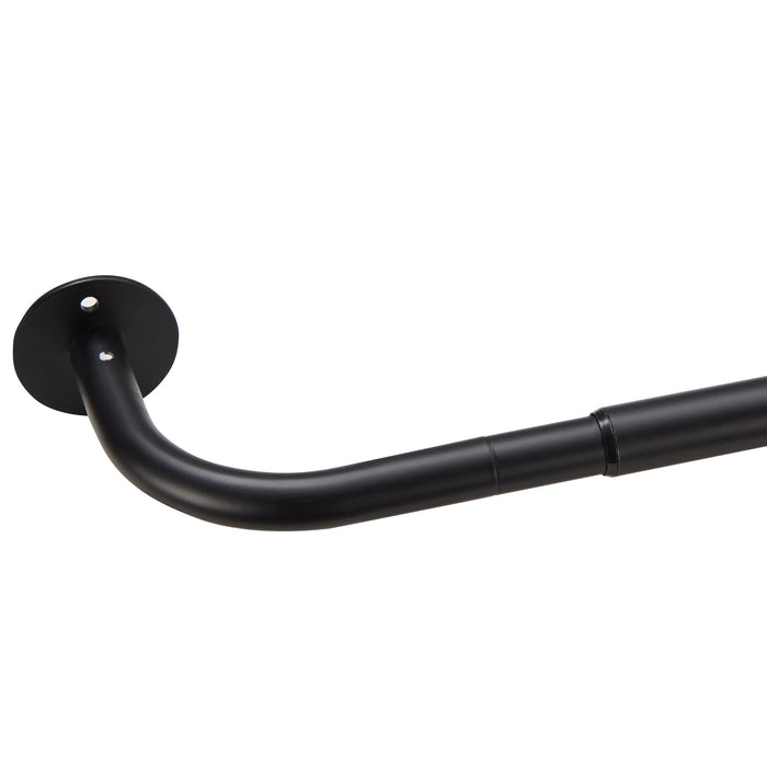 ACAZA Gordijnroede Zwart