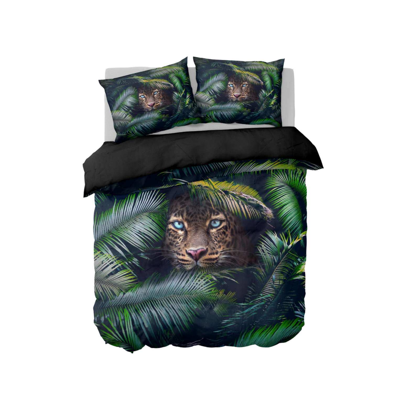 Y-NOT Peeking Leopard Dekbedovertrek 140 x 240 cm