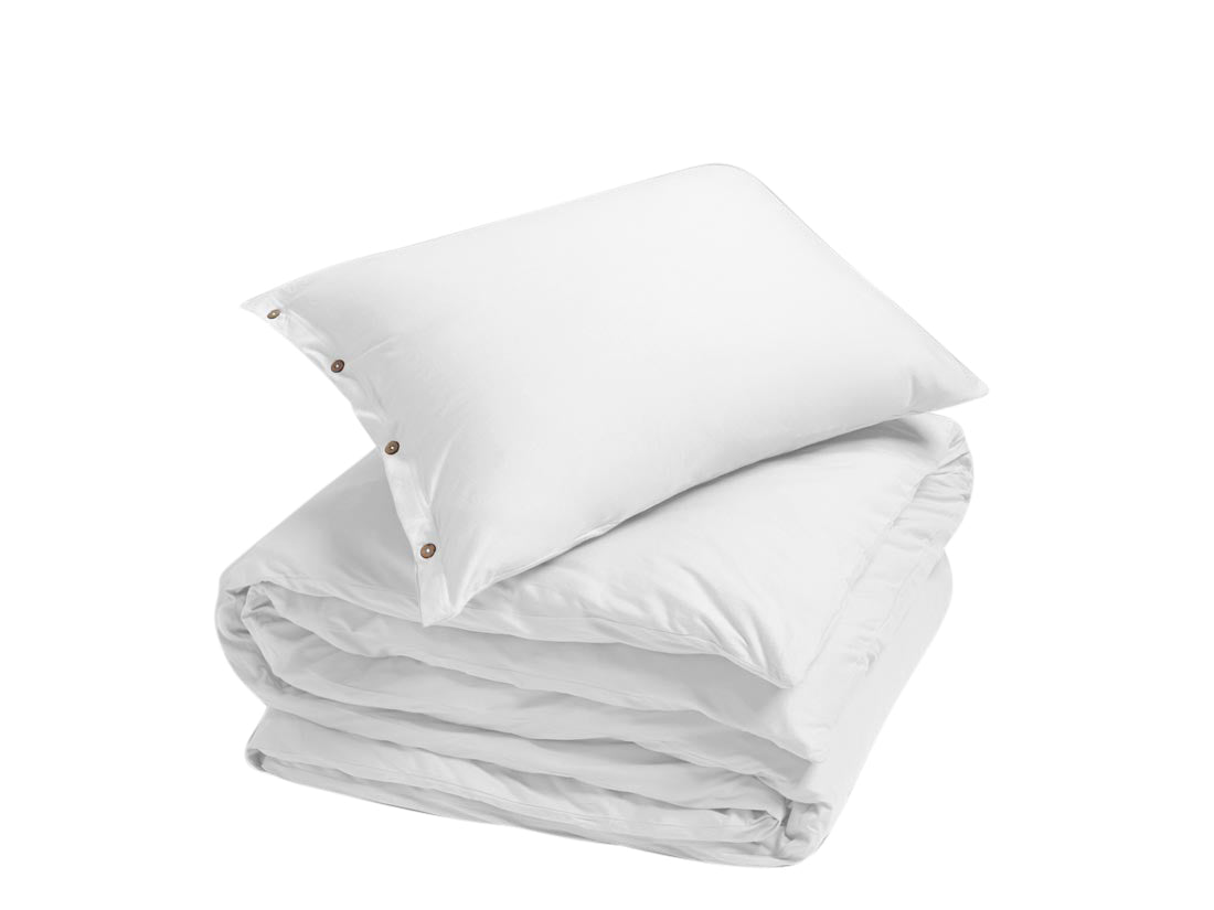 Yumeko overtrekset jersey pure white 140x220 + 1|60x70