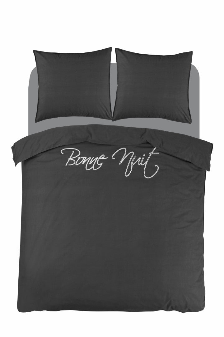 Papillon Napier dekbedovertrek 140x200|220 cm antraciet