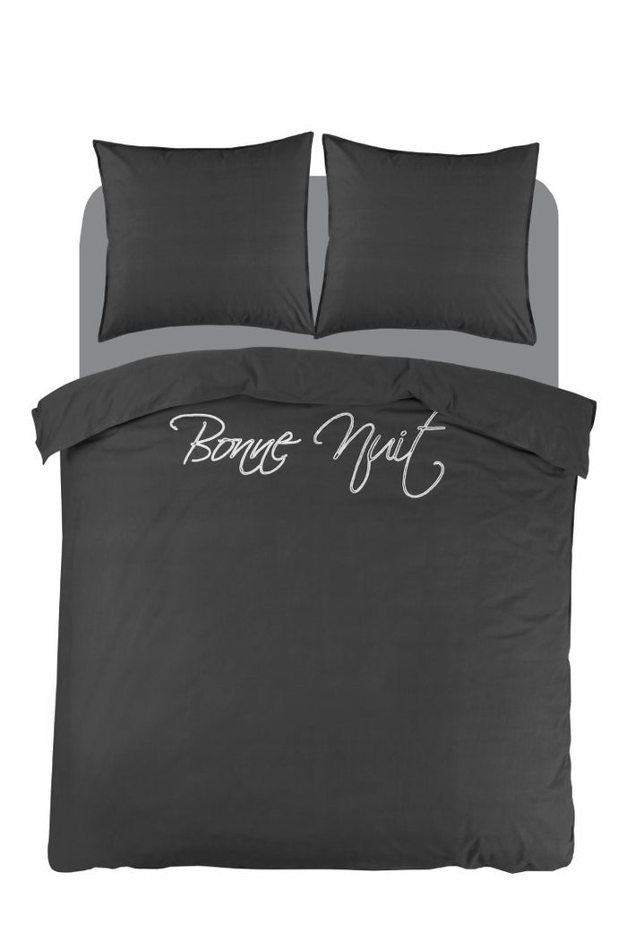 Papillon Napier dekbedovertrek 140x200|220 cm antraciet