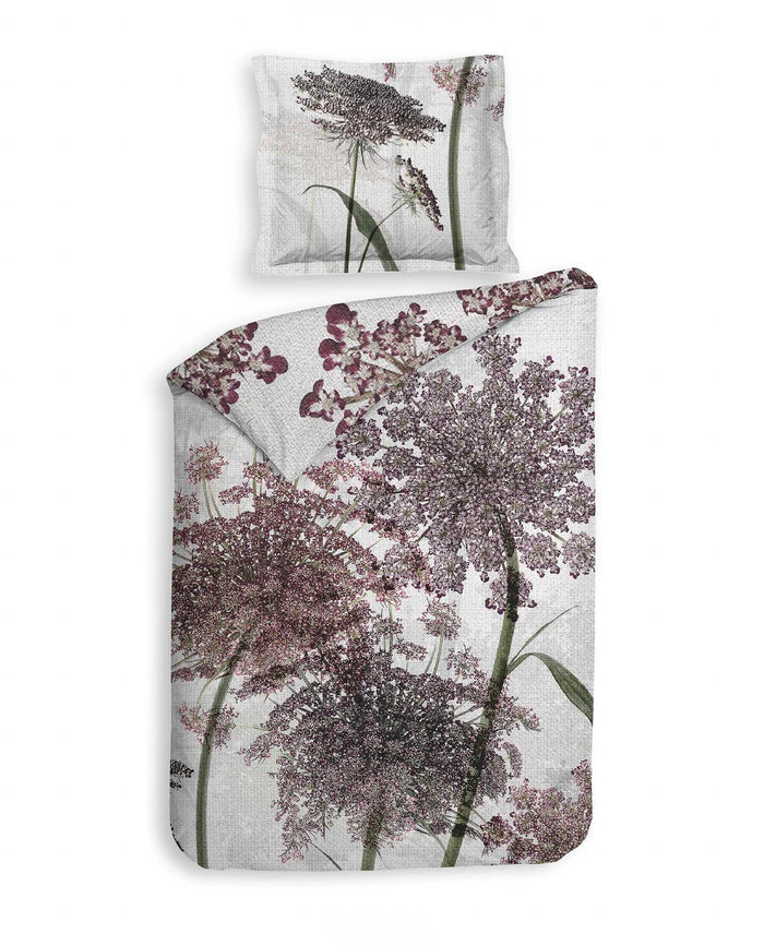 Heckett Lane Dekbedovertrek Katoen Satijn Adel - ivoor