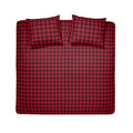 Damai dekbedovertrek Flanel - 200x200|220cm - Rood