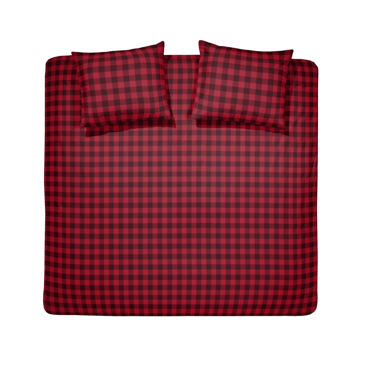Damai dekbedovertrek Flanel - 200x200|220cm - Rood