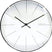 NeXtime - NeXtime - Wandklok|Tafelklok- 20cm- Glas- Wit- 'Big Stripe