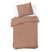 Dindi Home - Dekbedovertrek Plain Beauty - 140x220 - Terra