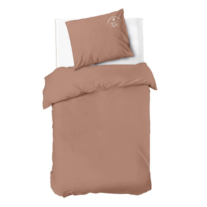Dindi Home - Dekbedovertrek Plain Beauty - 140x220 - Terra