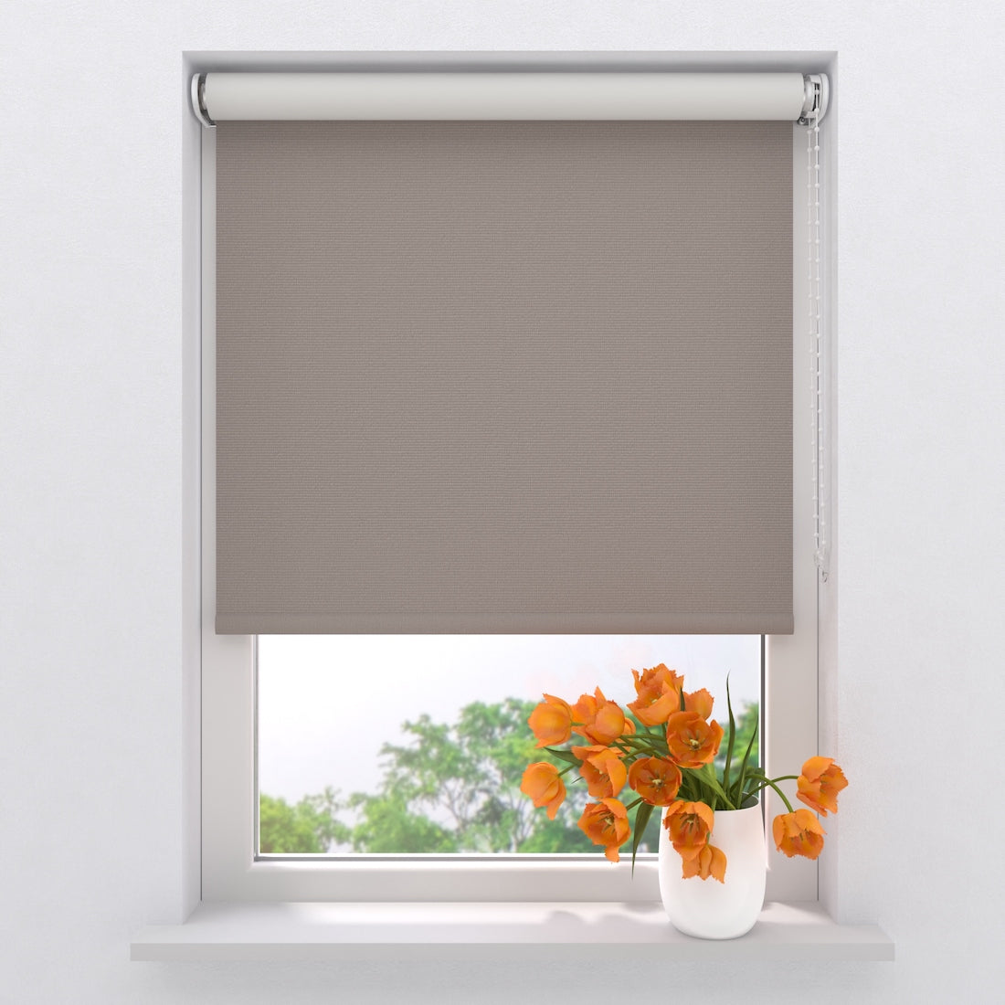 Rolgordijn Easy Verduisterend Cement 130 x 190 cm