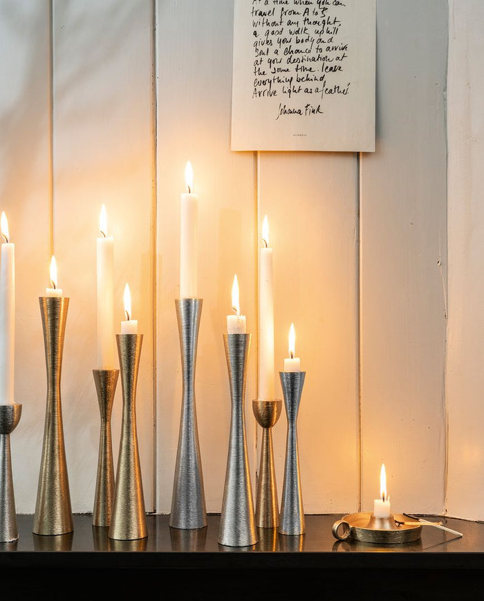 vtwonen Kandelaar - Woondecoratie - Zilver - 25,5cm