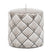 Riviera Maison Stompkaars wit, ruiten print - Padded (ØxH) 9.5x10
