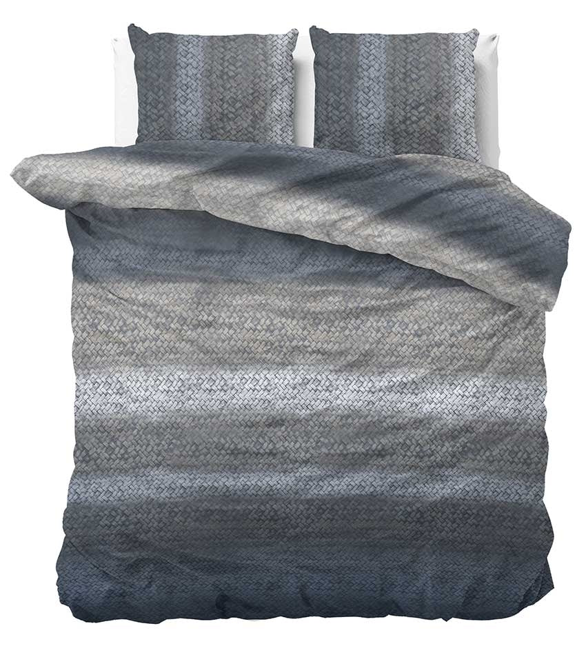 Dreamhouse Flanel Dekbedovertrek Gradient Blue-140x200|220