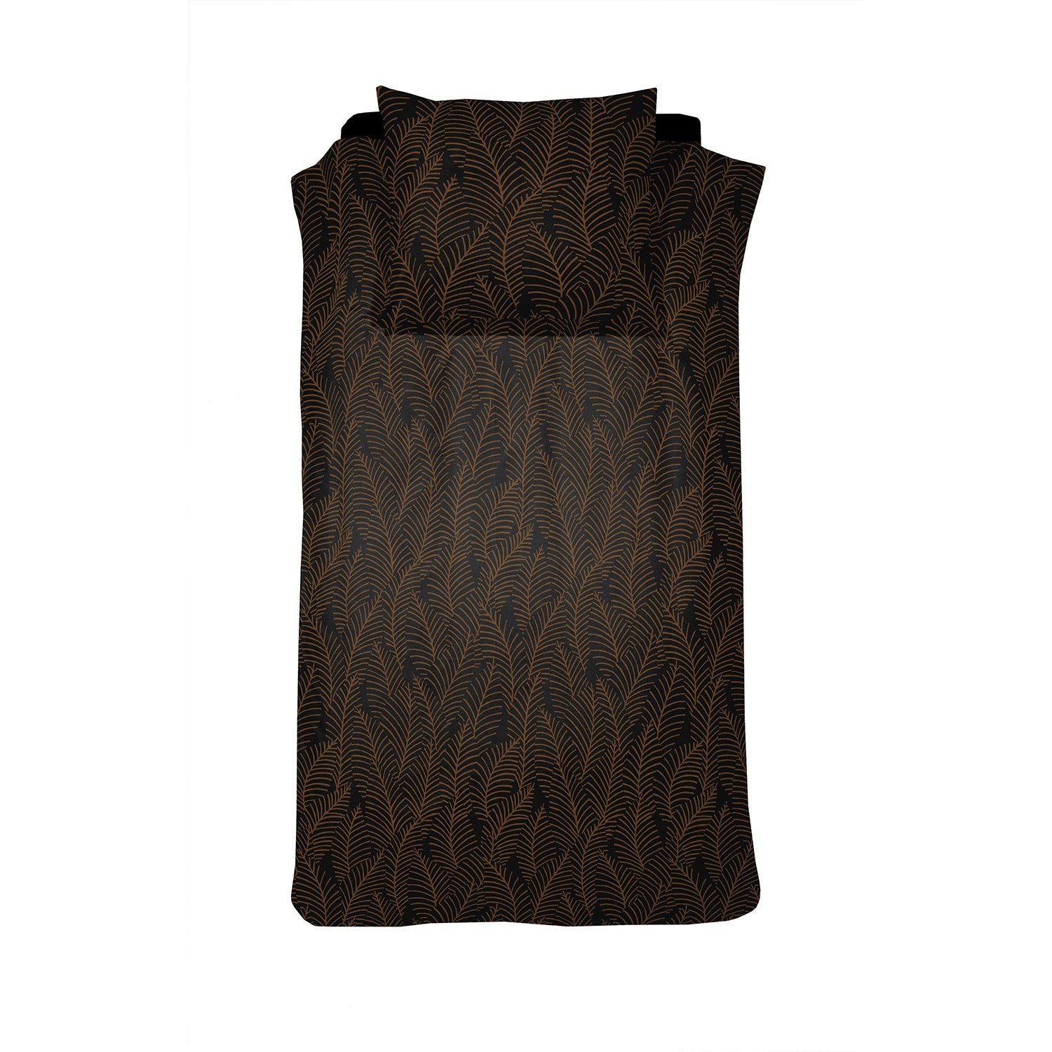 Damai Bellezza - Dekbedovertrek - Satijn - 140x200|220 cm - Off Black