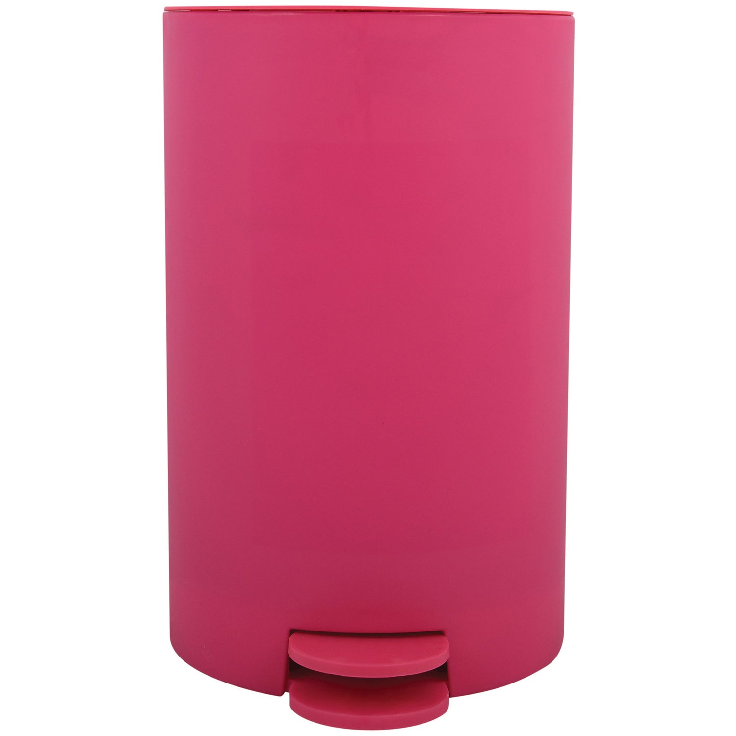 MSV kleine badkamer|toilet pedaalemmer - fuchsia roze - 3L - 15 x 27cm