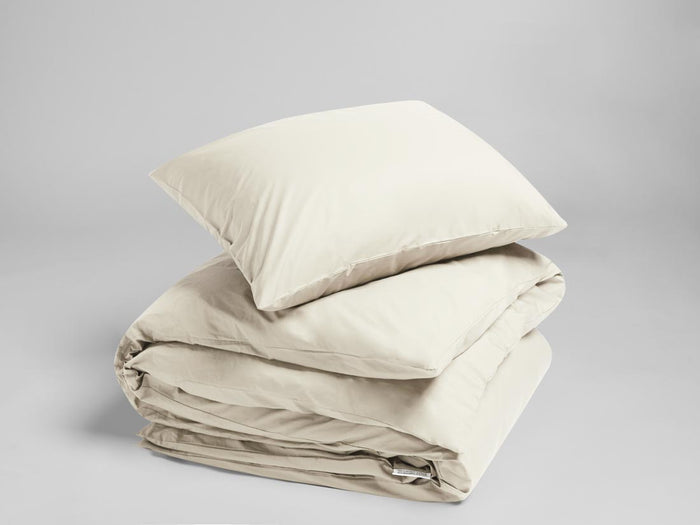 Yumeko overtrekset percal white sand 200x220 + 2|60x70