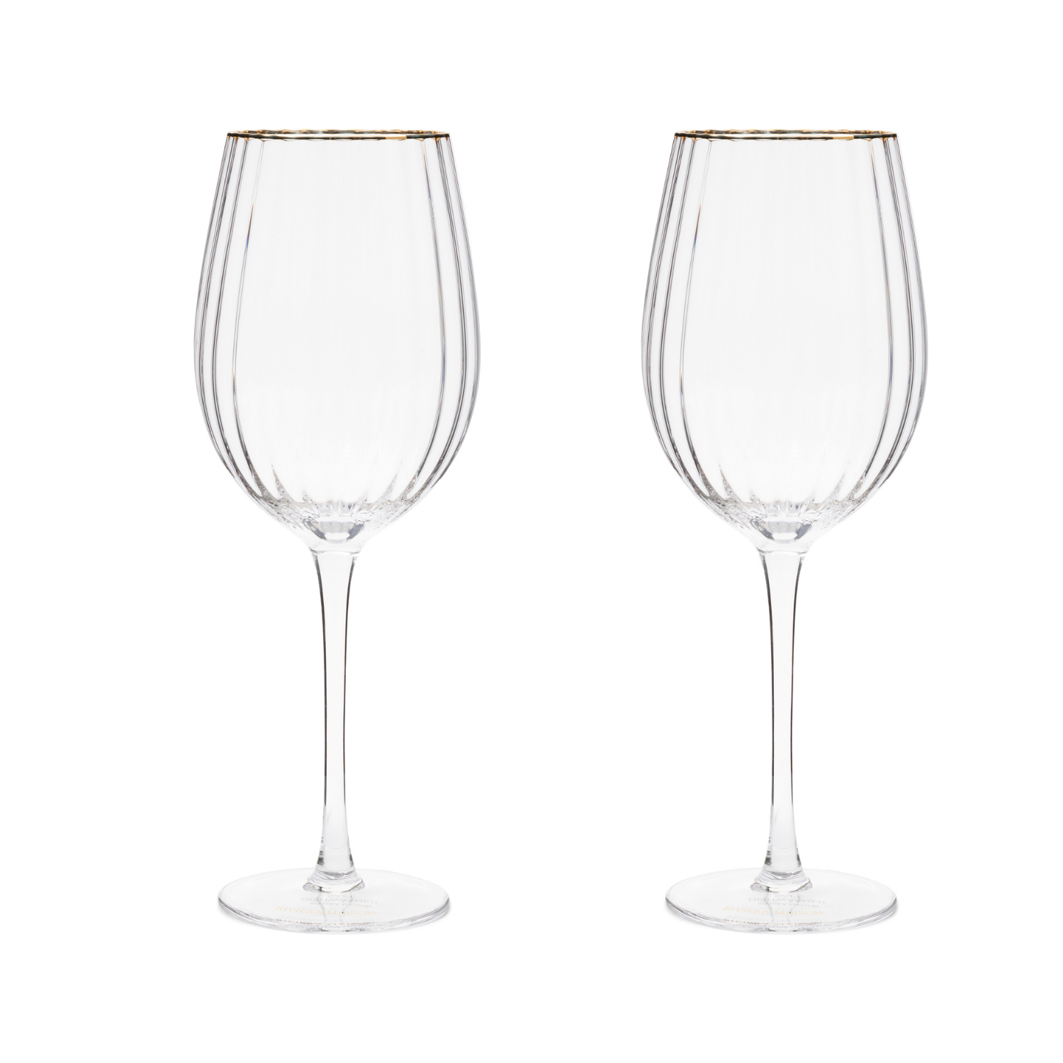 Riviera Maison Wijnglazen Set, Transparant - Les Saises - 2  stuks