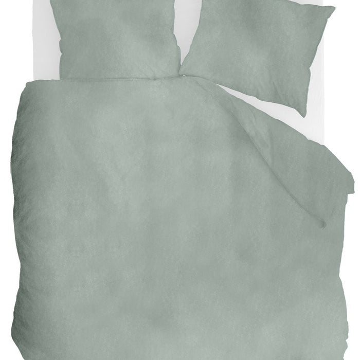 Walra - Dekbedovertrek Vintage Flannel - 200x220 - Jade