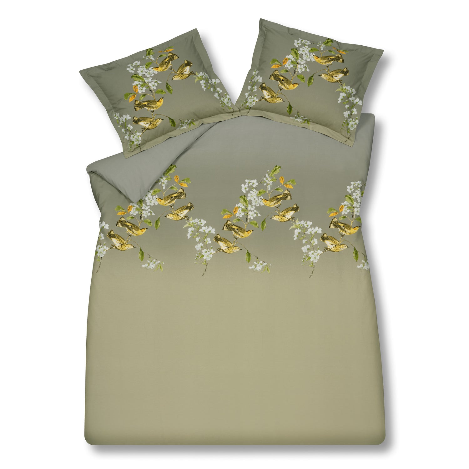 Vandyck - Dekbedovertrek HOLLY Light Olive 200x220 cm (katoen)