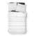 TODAY beddenset - 2 personen - 240 x 260 cm katoen - Grafische witte