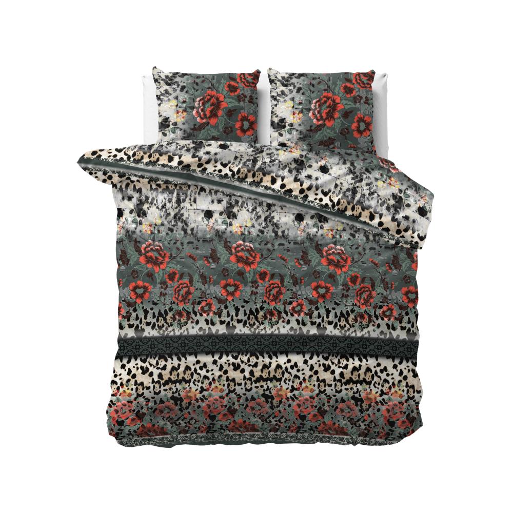Sleeptime Dekbedovertrek Panther Lacy - antraciet