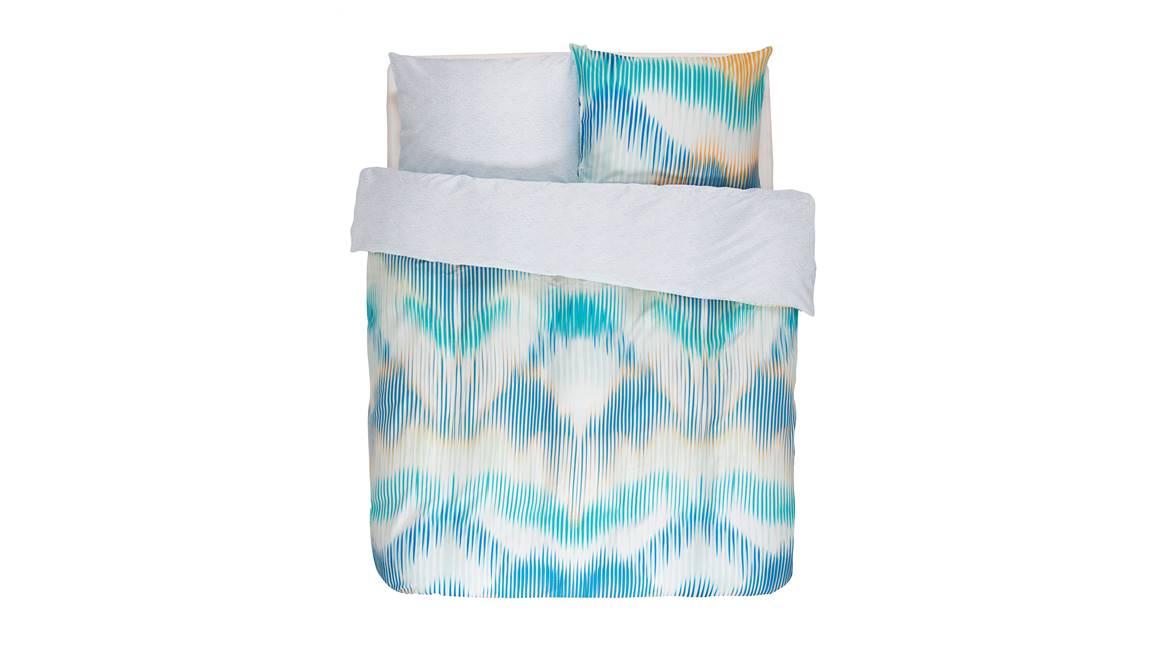 ESSENZA Dekbedovertrek Essenza Katoen Satijn Rye blauw