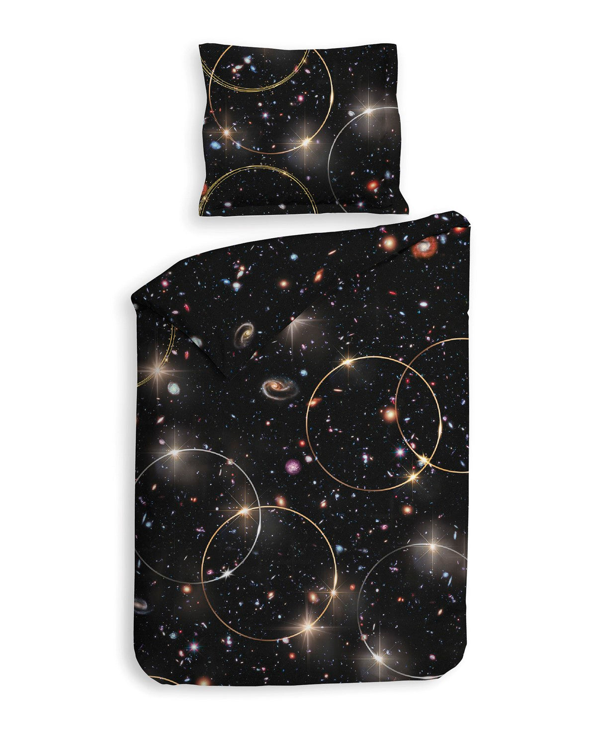 Heckett Lane Dekbedovertrek Katoen Twill Mecury - zwart