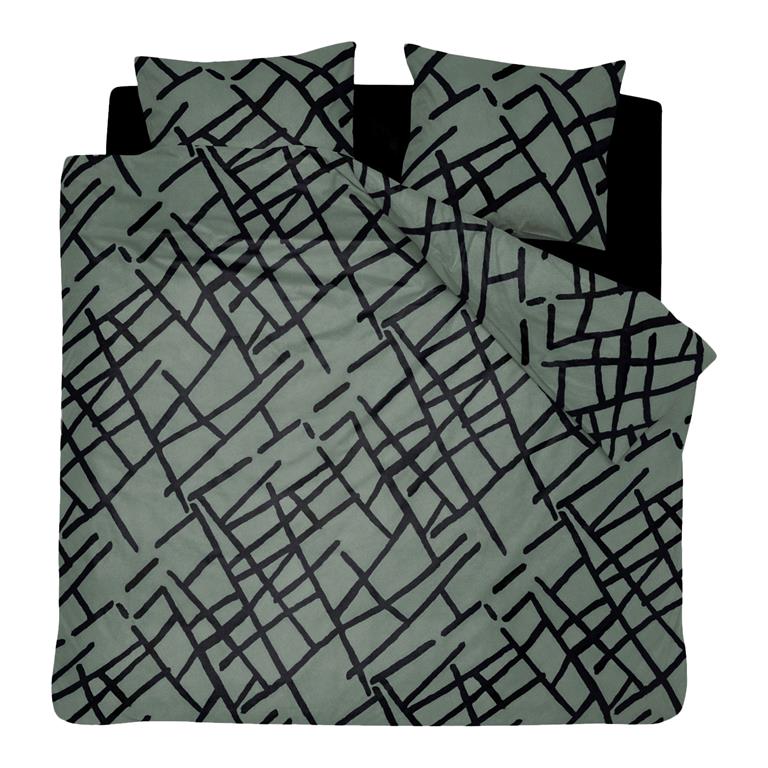 Damai Kline Dekbedovertrek 200 x 200|220 cm - Groen