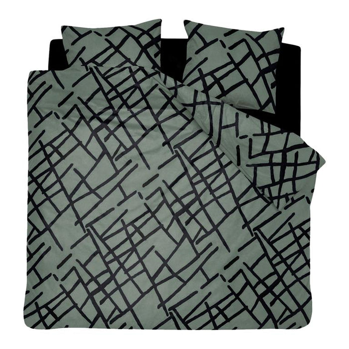 Damai Kline Dekbedovertrek 200 x 200|220 cm - Groen