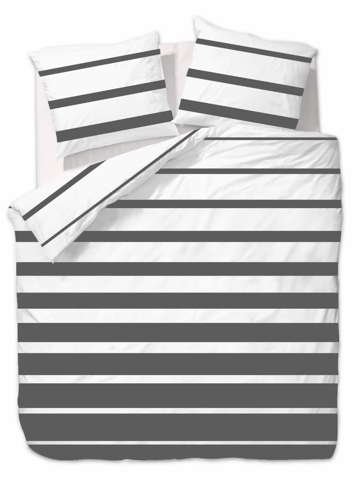 Ten Cate Katoenen Dekbedovertrek - 200x200|220 - Celia Antraciet