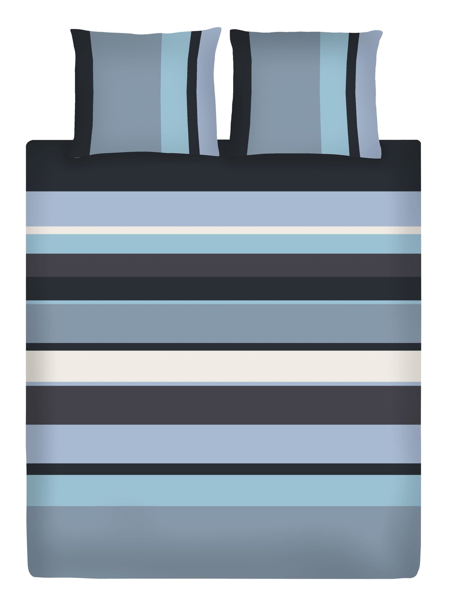 Ten Cate Katoenen Dekbedovertrek - 200x200|220 - Glacier Blauw