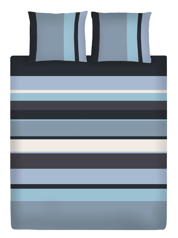 Ten Cate Katoenen Dekbedovertrek - 200x200|220 - Glacier Blauw