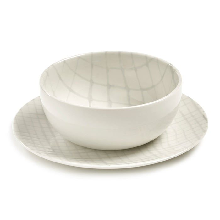 SERAX - Kelly Wearstler - Zuma Kom Ø 12,5 cm - 2 st. - Salt