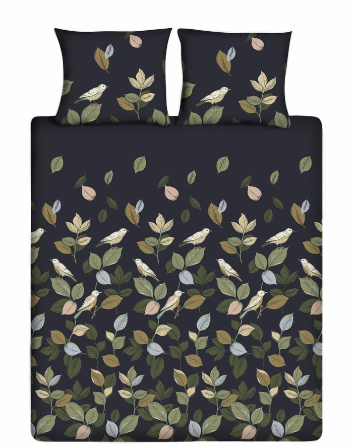 Ten Cate Katoensatijnen Dekbedovertrek - 200x200|220 - Zenna Navy