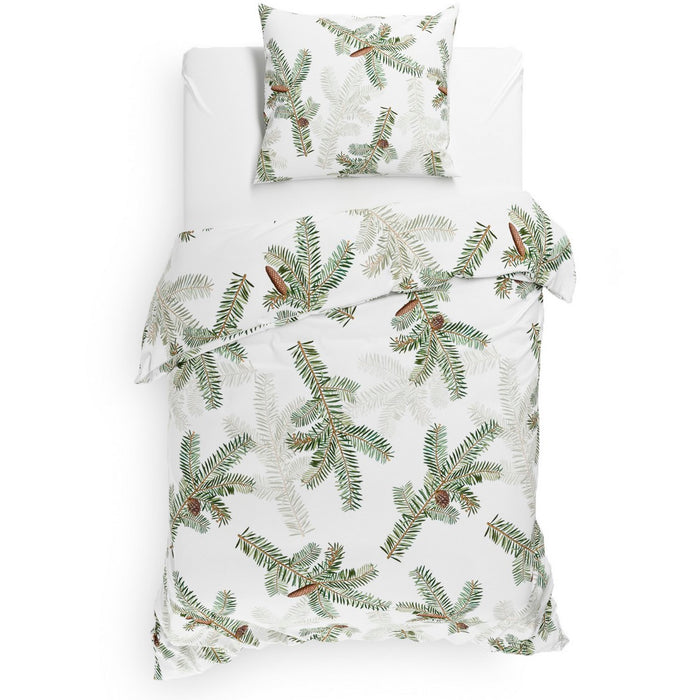 Heckett Lane Dekbedovertrek Flanel Bial - timid white