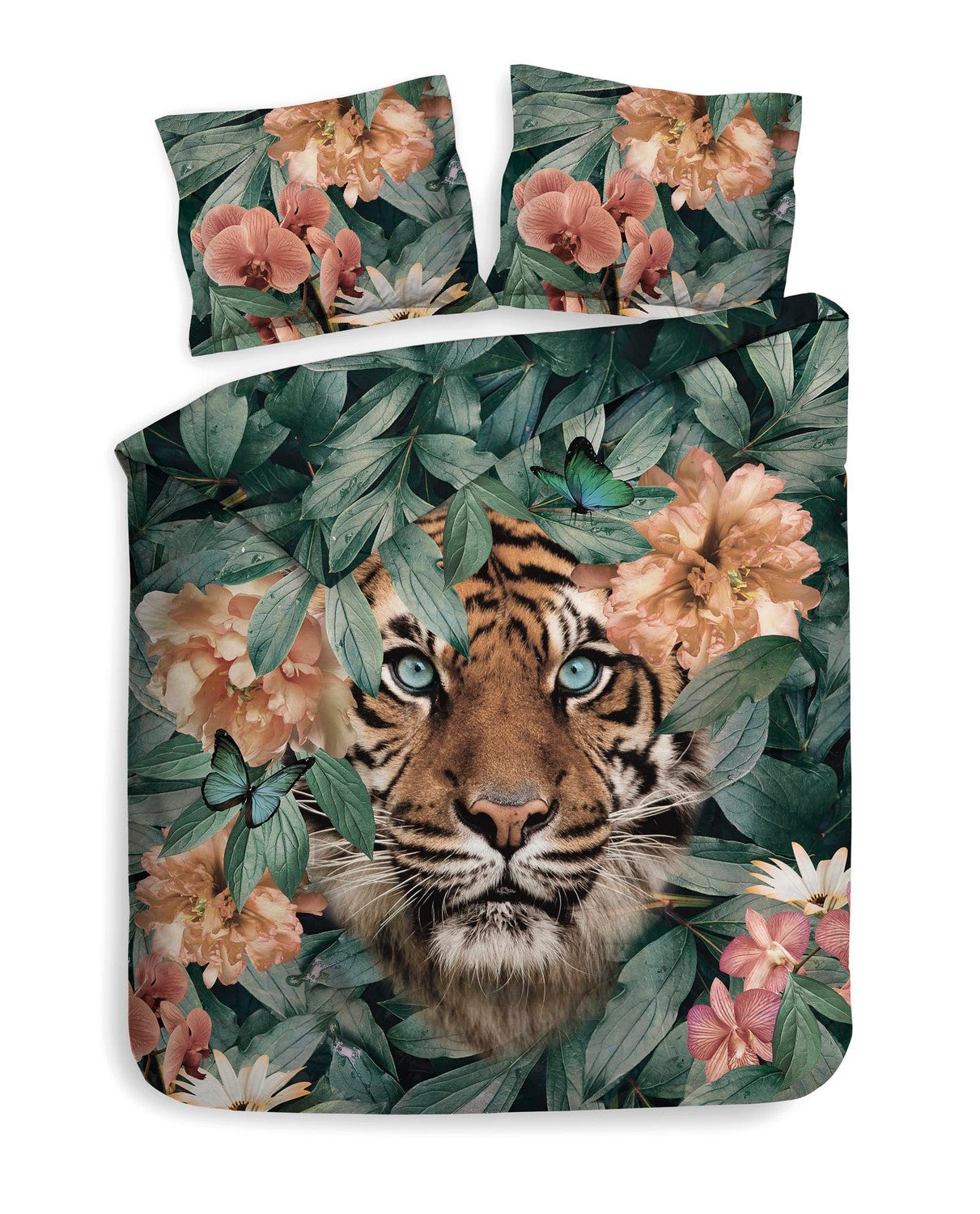 Heckett Lane Dekbedovertrek Katoen Twill Lionel - forest green