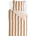 Walra - Dekbedovertrek Classic Stripe - 140x220 - Cognac