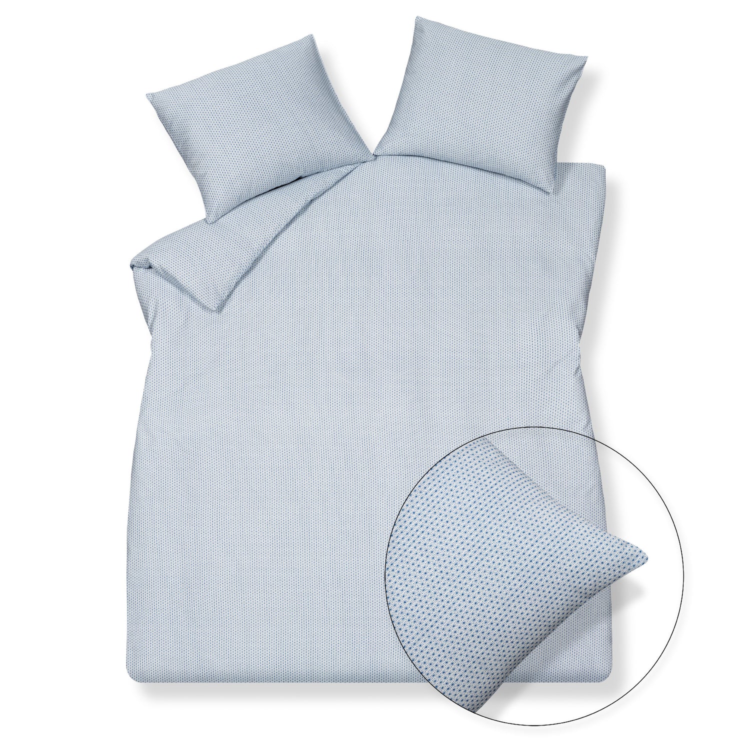 Vandyck Dekbedovertrek PURE 34 Faded Denim 200x220 cm (satijnkatoen)