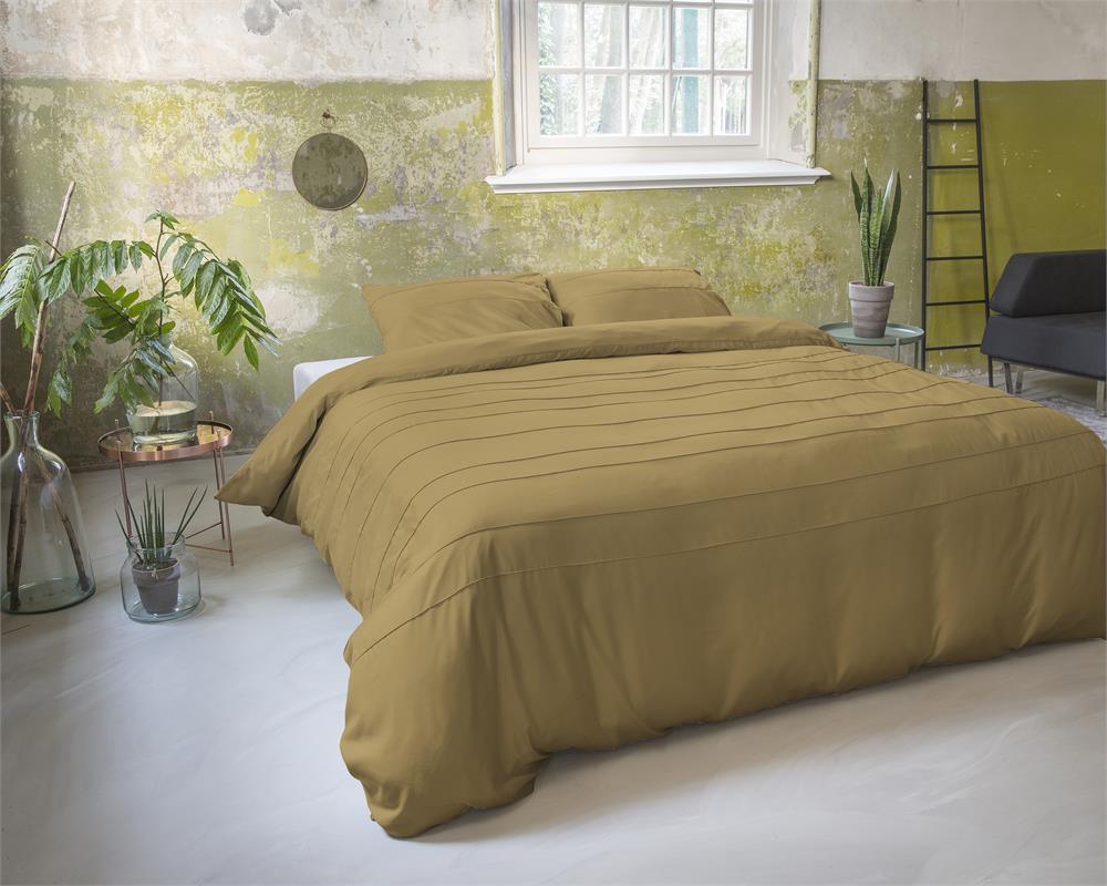 Zensation Washington Taupe - Dekbedovertrek: 240 x 220